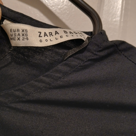 Zara Black Dress with White Lace - Picture 2 of 4